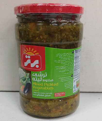 Mixed pickles, Litte/Barter/670g