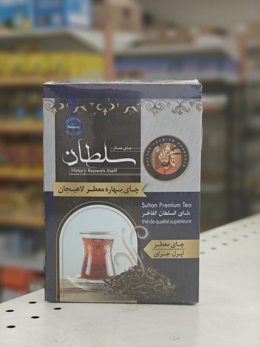 چای بهاره لاهیجان /برند سلطان/ 450گ/ ف کابل