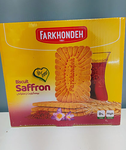 Saffron biscuits/Farkhondeh brand/700 grams