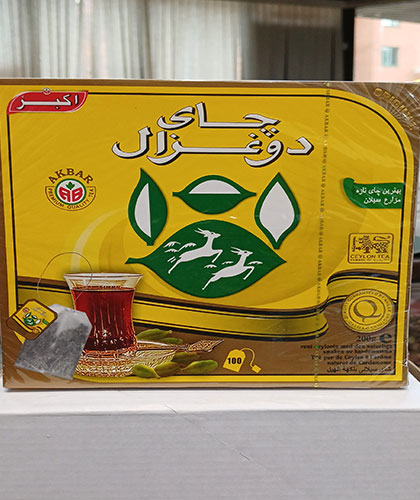 چای هل دار کیسه ای/دوغزال/200گ