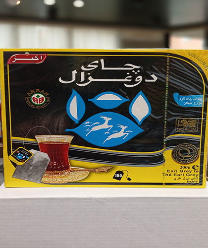 چای ارل گری کیسه ای/دوغزال/200گ