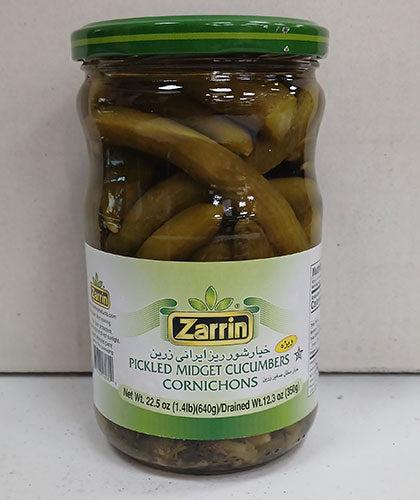 کنسرو خیارشور ریز/زرین/ 640گ