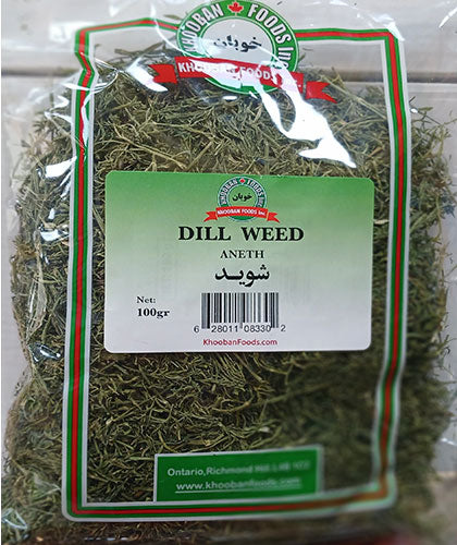 سبزی شوید خشک/خوبان/  100گ
