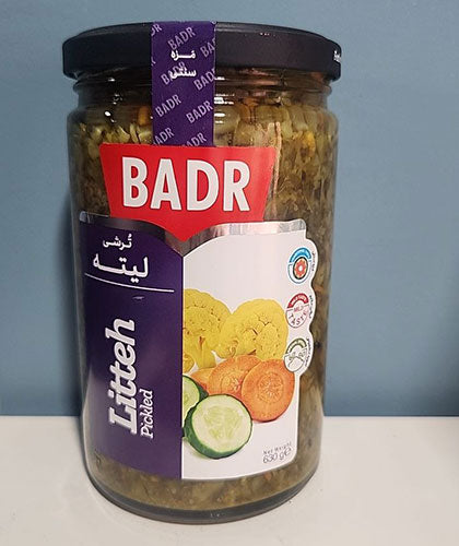 ترشی لیته/ برند بدر/ 630 گرمی