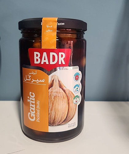 ترشی سیرگل/ برند بدر/ 650 گرمی