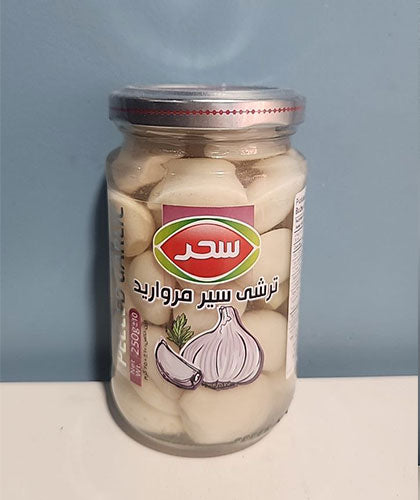 ترشی سیر/ برند سحر/ 250 گرمی