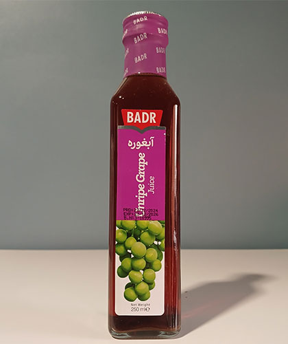 آبغوره/ برند بدر/ 250 گرمی