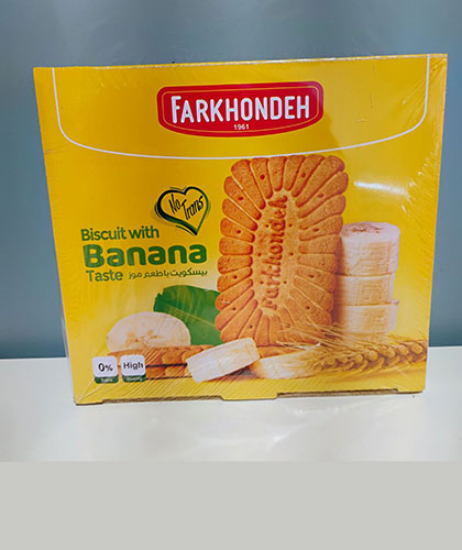 بیسکوییت موزی/فرخنده/ 750گ