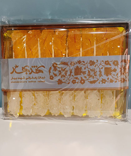 Saffron Nabaat (rock candy)