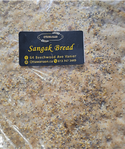 Sesame Sangak Bread (Pack of 2)/Ottawa Naan